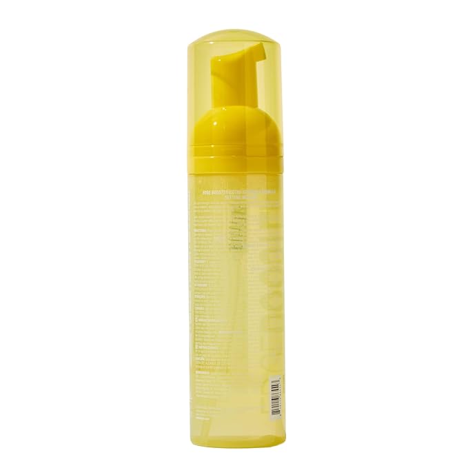 Style Factor EDGE BOOSTER Extra Strength Setting Mousse โ Frizz Control, Extra Volume, and Conditioning โ 6.4oz Yellow Quartz Mousse for Curly Hair-VivaGrace Women