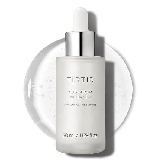 TIRTIR SOS Serum - Radiant Glow Boosting Face Serum - Plumping, Anti Aging, Hydrating - Visibly Smooth and Glowy Skin - Fragrance Free for All Skin Types, 1.69 fl.oz.-VivaGrace Women