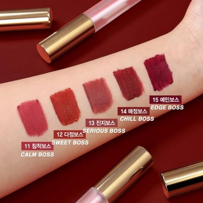 BBIA Last Velvet Tint - Soft & Creamy Matte Finish Lip Stain, Blur Effect with Velvety Texture, Long-Lasting, High Pigment, Lightweight, Non-Drying, Vegan, Korean Lip Makeup (V14 CHILL BOSS)-VivaGrace Women