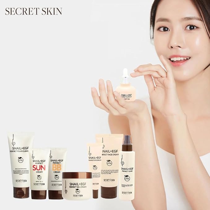 SECRET SKIN Snail+EGF Perfect Cream Wrinkle Bounce Firming Fine line Care Korean Skin Care (#01 Eye Cream)-VivaGrace Women