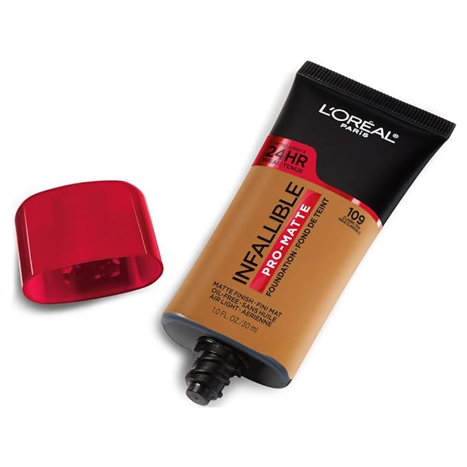 L'Oreal Paris Cosmetics Makeup Infallible Pro-Matte Liquid Longwear Foundation, Classic Tan, 1 fl oz-VivaGrace Women