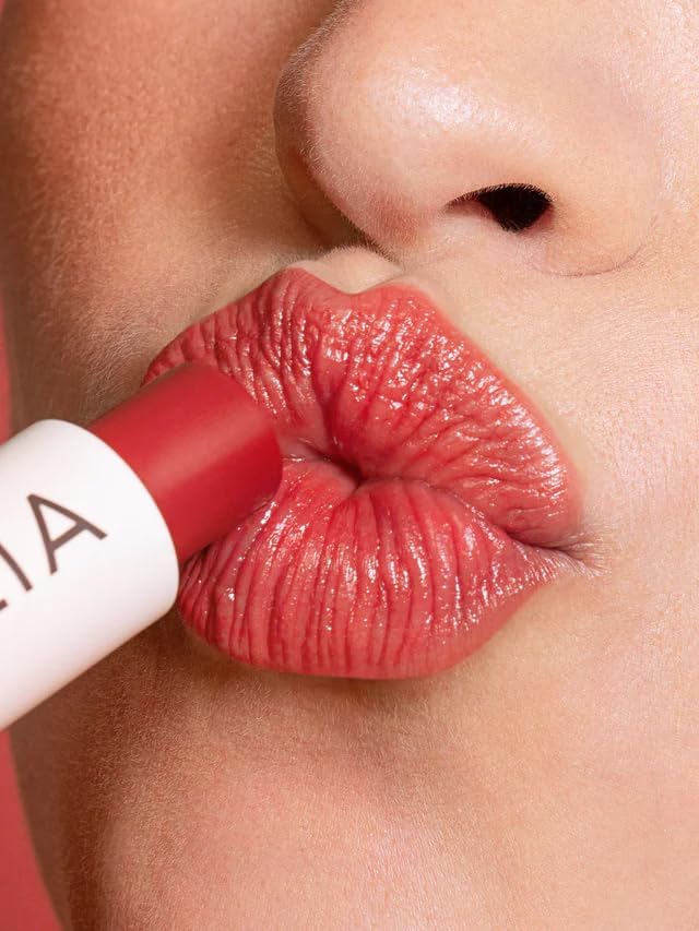 ILIA - Balmy Tint Hydrating Lip Balm | Non-Toxic, Cruelty-Free, Moisturizing + Sheer, Buildable Lip Color (Heartbeats, 0.15 oz | 4.4 g)-VivaGrace Women