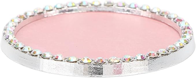 Nail Art Palette, Nail Charm Display Stand Painting Color Mixing Tray Makeup Mixing Plate, Pink-VivaGrace Women
