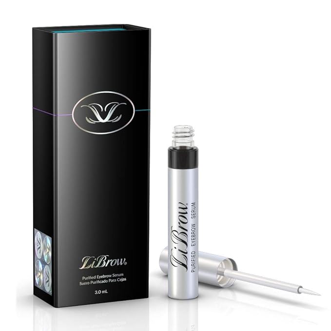 LiBrow Purified Eyebrow Physician-Formulated Serum for Fuller & Thicker Looking Eyebrows | Natural Eyebrow Enhancer Safe for Sensitive Skin | 90-Day Supply (3ml)-VivaGrace Women