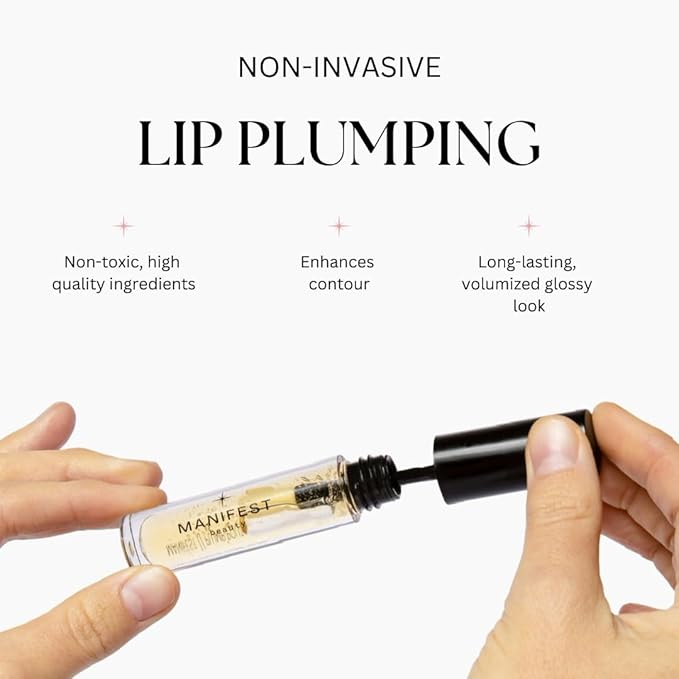 BIG POUT ENERGY Lip Plumper, Chili-Infused Lip Plumping Oil for Full and Smooth Lips, Lip Gloss Finish, With Easy Swipe XL Wand Applicator, Spicy Rose, 0.12 fl oz-VivaGrace Women