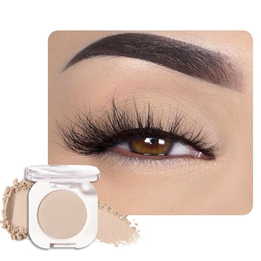 Light Nude Single Matte Eyeshadows Makeup, Neutral Powde Eye Shadow for Women, Skin Singles Matte Eyeshadow Palette Pigmented Waterproof, sombras para ojos, Blendable, Girls Eyeshadow Gift 06-VivaGrace Women