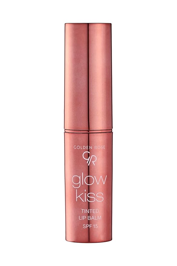 Golden Rose Cosmetics Glow Kiss Tinted Lip Balm with SPF15, Vegan Formula (Vanilla Latte)-VivaGrace Women