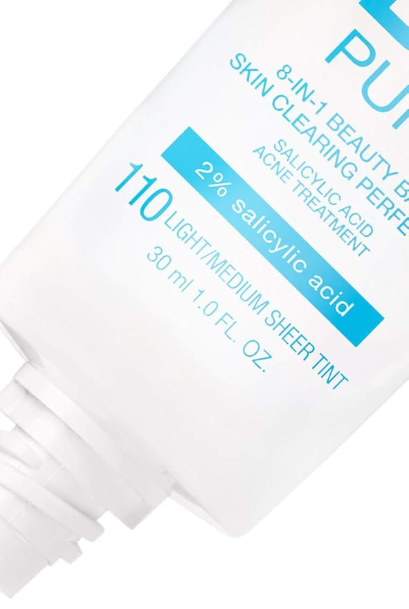 Maybelline Dream Pure Skin Clearing BB Cream, 8-in-1 Skin Perfecting Beauty Balm With 2% Salicylic Acid, Sheer Tint Coverage, Oil-Free, Light/Medium, 1 Count-VivaGrace Women
