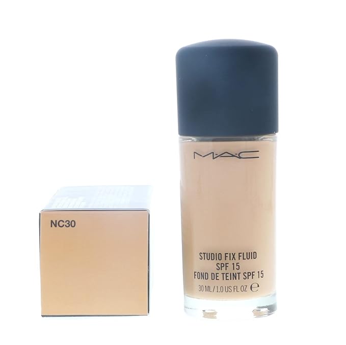 Mac Studio Fix Fluid Foundation NC30 SPF15-VivaGrace Women