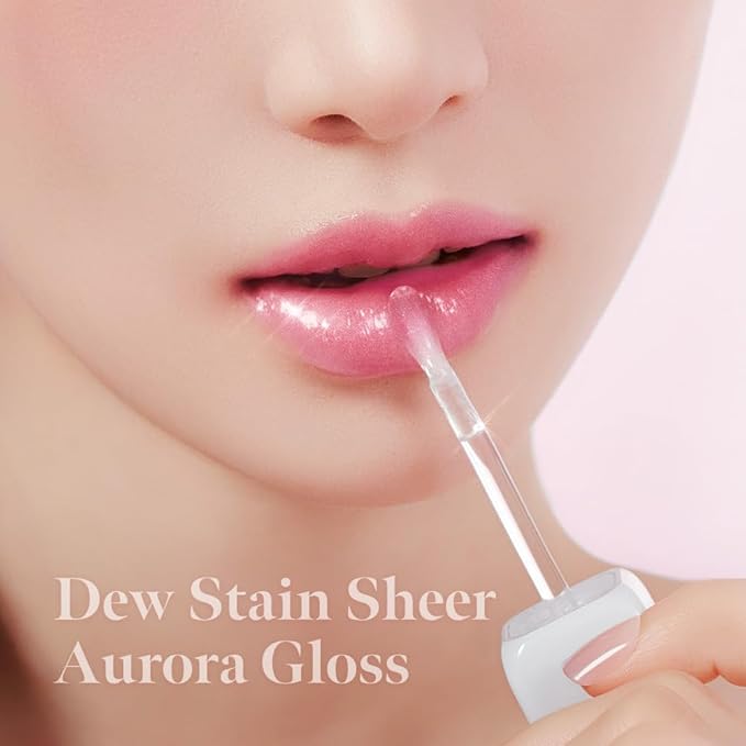 MILKTOUCH Dew Stain Sheer Lip Gloss (01 Honey Dew, 0.14 Fl Oz (Pack of 1))-VivaGrace Women