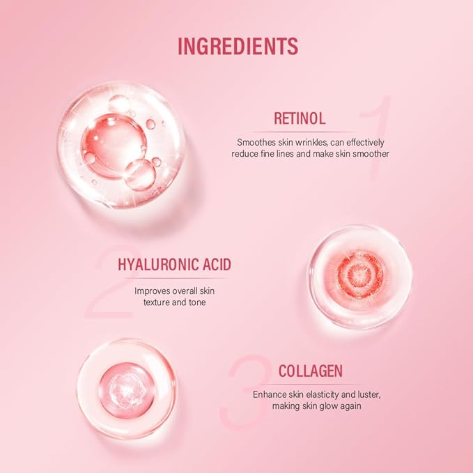 Retinol Eye Retinol Eye Cream for Dark Circles and Puffiness,Anti Aging Eye Cream with Collagen and Hyaluronic Acid,Smoothes Fine Lines,Firms and Lifts Eye Skin,Deeply Moisturizing-VivaGrace Women