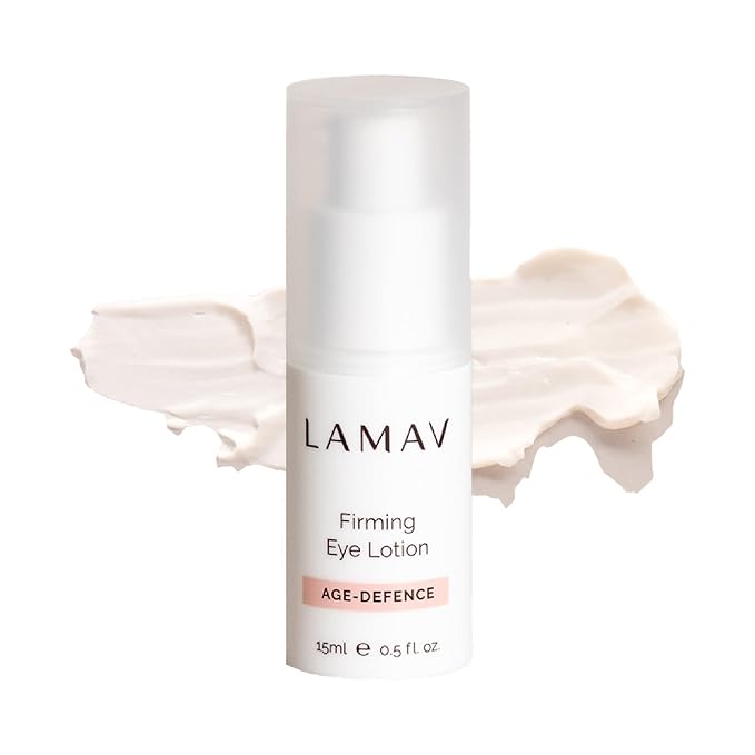 LAMAV Firming Eye Lotion - 7 Potent Actives, Anti-wrinkle Properties, Increases Skin Firmness, Anti-Aging Eye Cream, Cruelty-Free, Reduces Dark Circles-VivaGrace Women