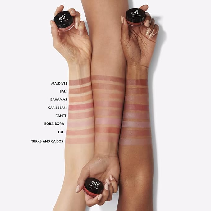 e.l.f. Putty Blush, Creamy & Ultra Pigmented Formula, Lightweight, Buildable Formula, Infused with Argan Oil & Vitamin E, Vegan & Cruelty-Free, Tahiti-VivaGrace Women