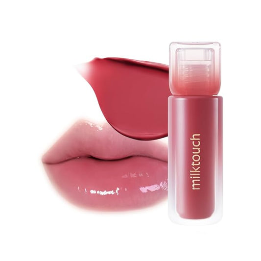 MILKTOUCH Dew Stain Sheer Lip Gloss (07 Mauve Shower, 0.14 Fl Oz (Pack of 1))-VivaGrace Women