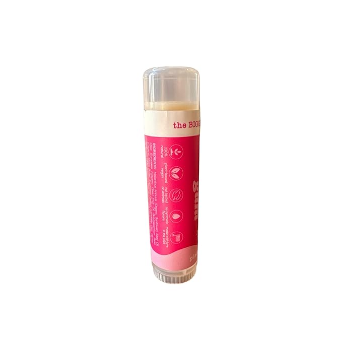 Crazy Rumors Biggie Bubble Gum Flavored All Natural, Plant Based Lip Balm to Moisturize and Nourish your Lips - Bubble Gum Tube 0.6 oz (4x Larger than standard 0.15 oz lip balm)-VivaGrace Women