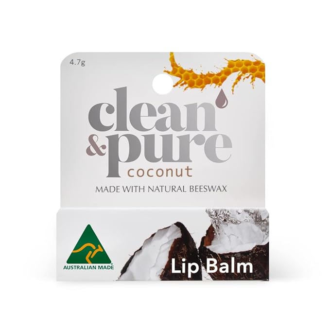 Lip Balm 2-Pack (Coconut) | Manuka Honey Beauty Products | Lip Care Set With 100% All Natural Beeswax and Vitamin E Oil | Flavored Lip Balm for Dry, Chapped Lips-VivaGrace Women