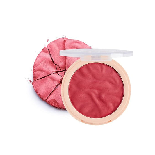 Revolution Beauty, Blusher Reloaded, Pressed Powder Face Blusher, Highly Pigmented & Long Lasting Formula, Rose Kiss, 0.26 Oz.-VivaGrace Women