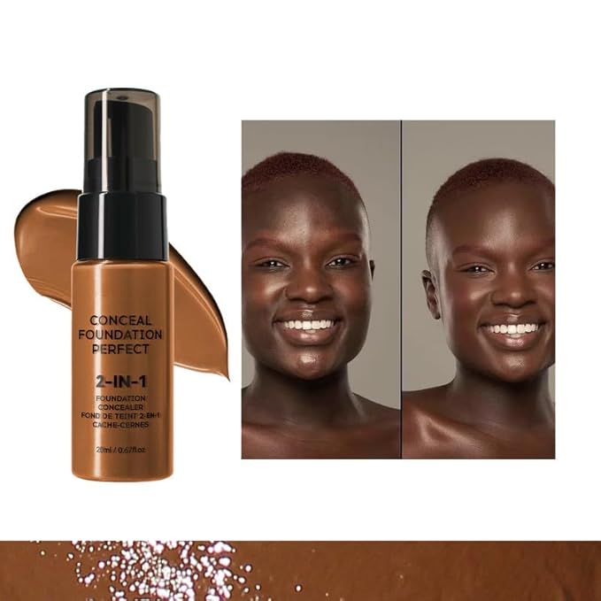 Glow Contour Face Bronzer Highlighter Illuminator Oil Liquid Foundation Cream Contour Concealer Blendable & Smooth Glowing Skin Lightweigh Luminizing Long Lasting Face Shaping Contouring Makeup-VivaGrace Women