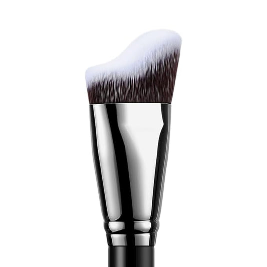 EIGSHOW Foundation Brush with Wave Shaped Head for Liquid, Cream, Powder Blending Cheekbones Jawline, Large Premium Dense Synthetic Bristles (F659)-VivaGrace Women
