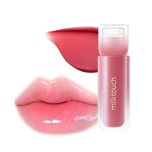 MILKTOUCH Dew Stain Sheer Lip Gloss (04 Mellow Ending, 0.14 Fl Oz (Pack of 1))-VivaGrace Women