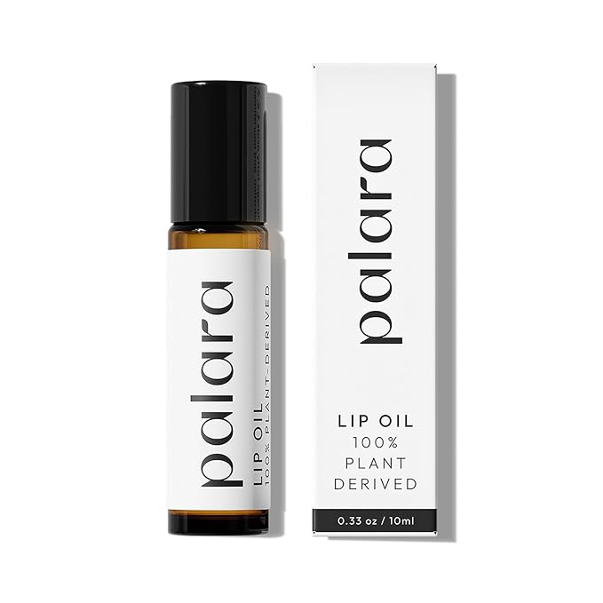 Lip Oil | 100% Plant-Derived & Vegan | Hydrating & Nourishing Lip Care with Squalane | 4-Ingredient Lip Oil Formula for Dry Lips | Lip Moisturizer Rich in Antioxidants and Vitamins | 0.33 oz-VivaGrace Women
