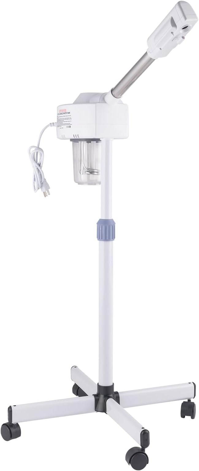 Winado Professional Facial Steamer with Touch Screen, Esthetician Steamer Humidifier Face Spa Mist Steam for Home Beauty Salon, Personal Skin Care Deep Cleaning, White-VivaGrace Women