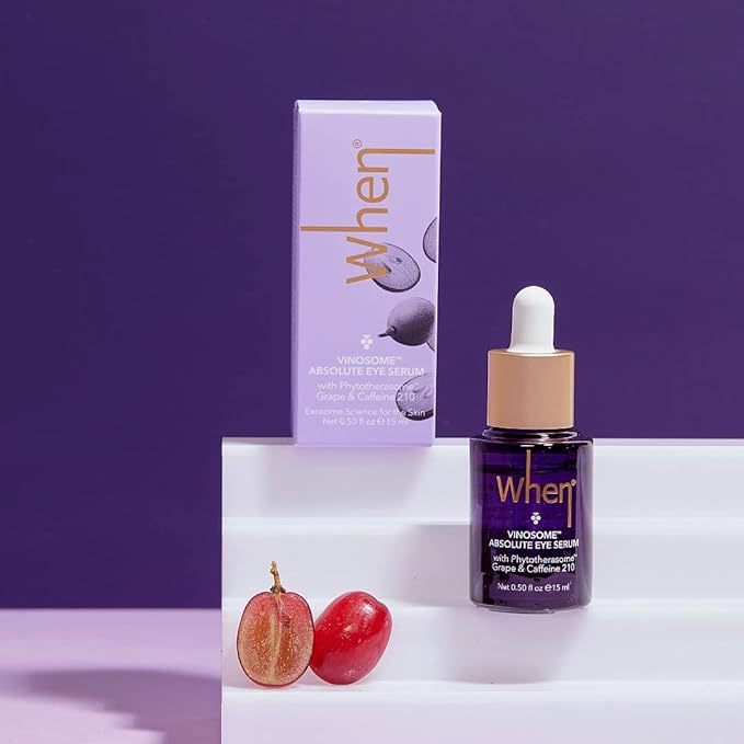 When - Vinosome Absolute Eye Serum with Phytotherasome Grape & Caffeine210-VivaGrace Women