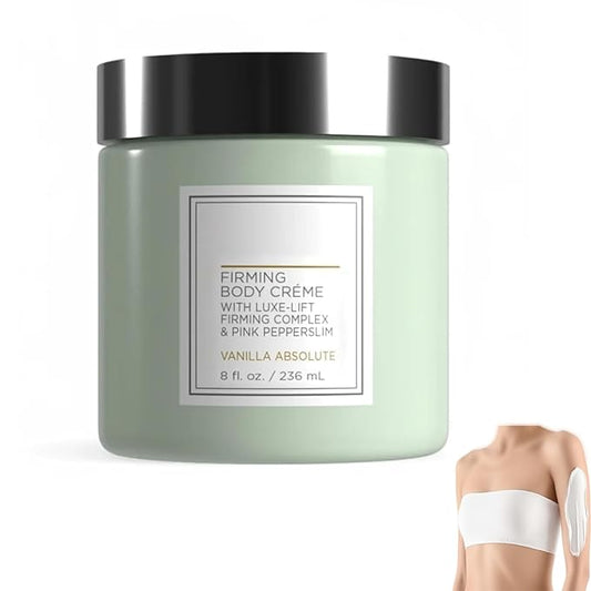 Champagne Firming Body Cream,Anti-Aging Tightening Cream with Luxe-Lift Complex,Skin Firming Cream for Hydrates Dry Skin, Fights Crepey Skin on Arms & Legs(8 Fl Oz, Sweet Almond Coconut)-VivaGrace Women