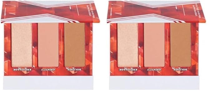 Markwins International Collection Marvel Black Widow Face Trio Palette ~ Light (Pack of 2)-VivaGrace Women
