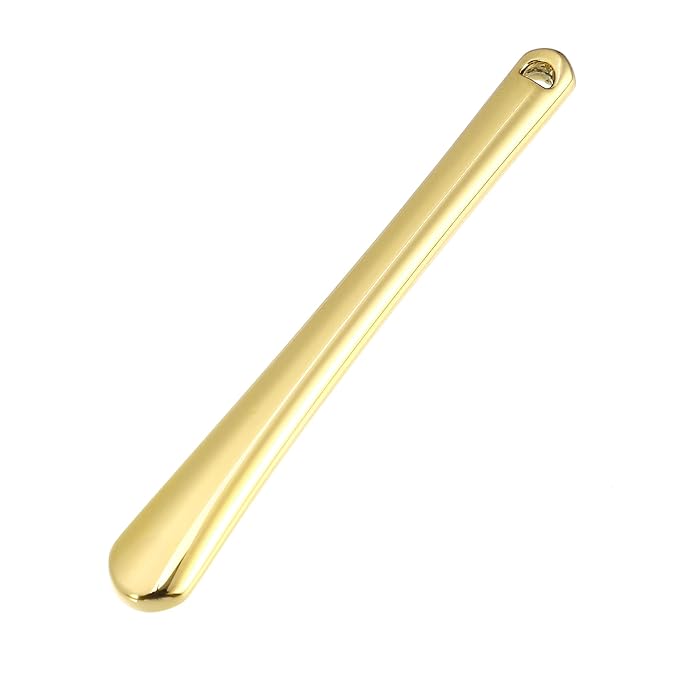 VOCOSTE 4 Pcs Makeup Spatula Mini Spoon, Eye Cream Massage Sticks Beauty Scoop, for Facial Cosmetic Face Cream, Zinc Alloy 2.32"x0.30", Gold Tone-VivaGrace Women