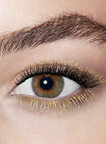 Maydear Gold Waterproof Colored Mascara - Long Lasting, Smudgeproof, Fast Dry, Lengthening Eye Makeup for Women - Party & Stage Use-VivaGrace Women