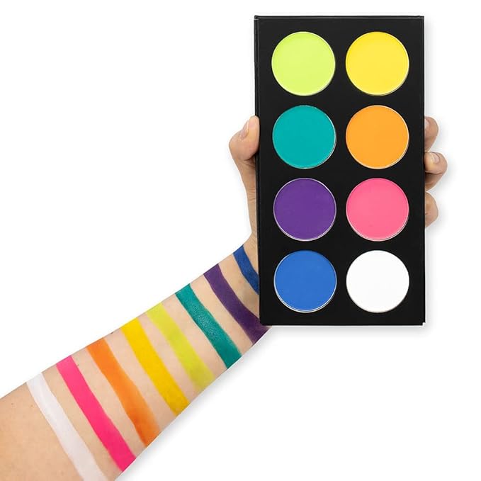 Mehron Makeup iNtense Pro Pressed Pigment Palette (Fire)-VivaGrace Women