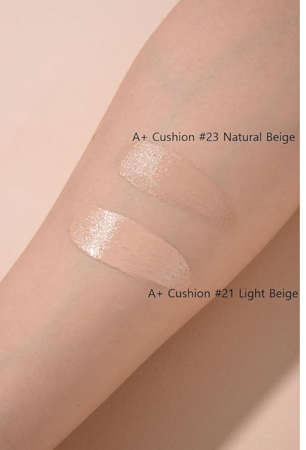 TROIAREUKE A+ Cushion Foundation (Shade 21) I Natural Coverage Foundation Makeup, Moisturizing Finish for Sensitive, Oily, Combination Skin, Skin Care Cushion I Korean Aesthetic Makeup-VivaGrace Women
