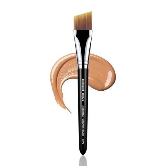 EIGSHOW Flat Foundation Brush, Vegan Synthetic Bristles, Streak Free Application, Face Makeup Brush For Blending Liquid, Cream, Face Mask (E870B)-VivaGrace Women
