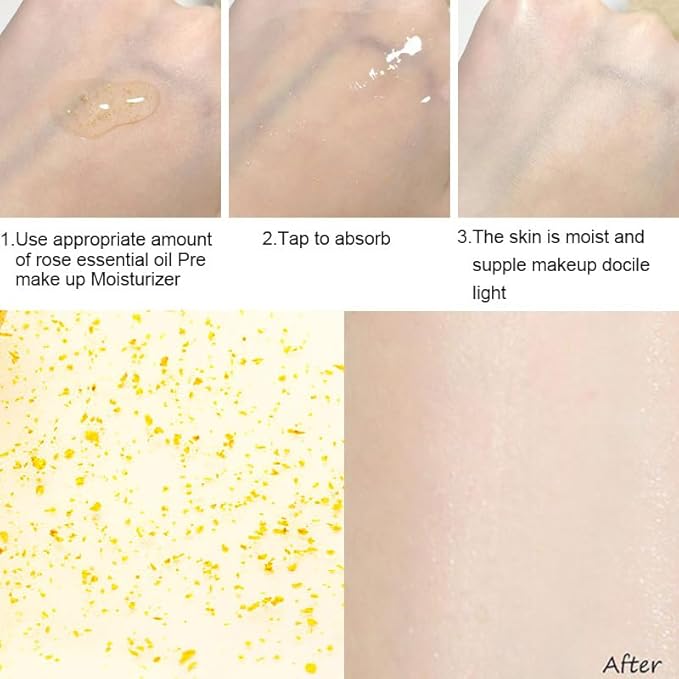 Liquid Primer Set Matte Liquid Full Coverage Oil Control Breathable Invisible Cover Concealer Primer with Face Primer, Makeup Sponge-VivaGrace Women