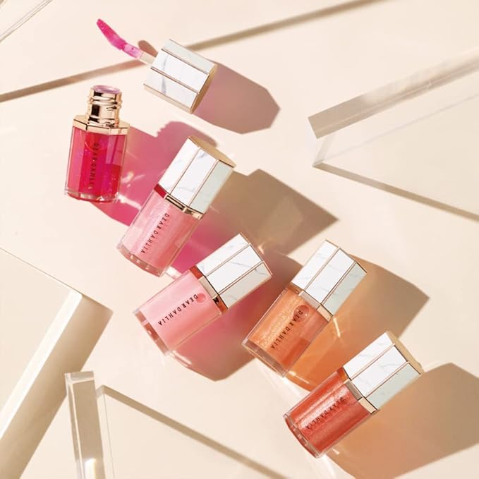 DEARDAHLIA Dear Dahlia Paradise Aurora Shine Lip Treatment, 0.21 fl. Oz. (MORNINGDEW)-VivaGrace Women