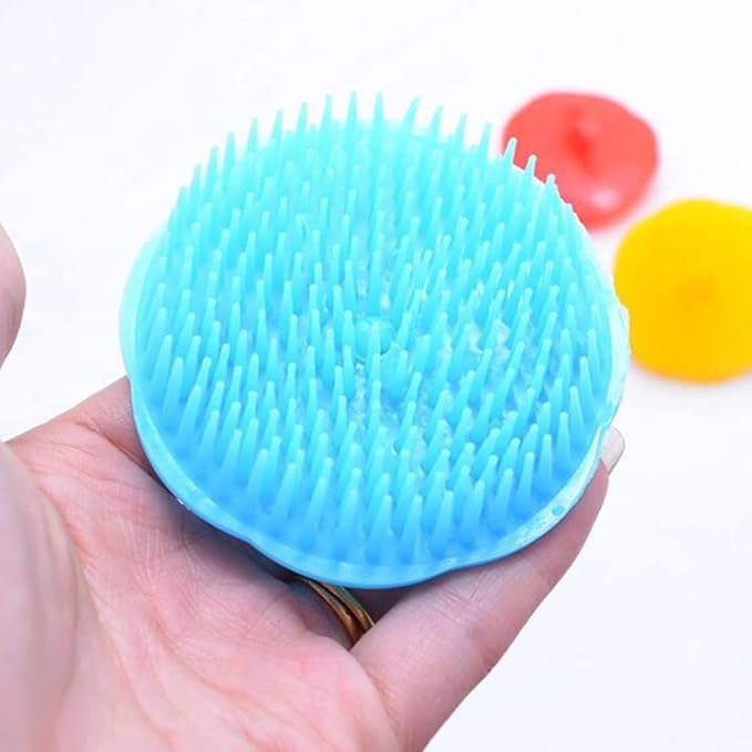 Hair Scalp Massage Shampoo Brush Massager (Assort Color_6 Pack), Color May Vary.-VivaGrace Women