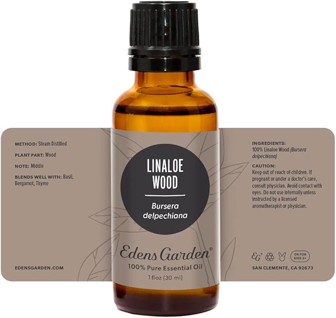 Edens Garden Linaloe Wood Essential Oil- 100% Pure Premium Grade, Undiluted, Natural, Therapeutic, Aromatherapy, The Best for Diffuser, Skin, Face, Hair 30 ml (1 fl oz)-VivaGrace Women