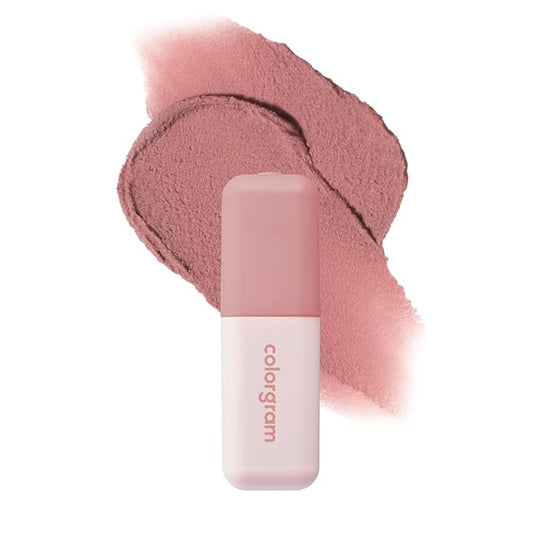 COLORGRAM NUDE BLUR TINT 02 CHARMING PINK | Soft Velvet Matte Lip Stain & Cheek Tint | Lightweight Blurring Tint for a Smooth & Airbrushed Finish | 24H Hydration, Long-Lasting & Non-Sticky Formula-VivaGrace Women