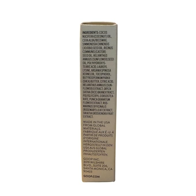 goop Beauty Lip Balm Pack of 2 | Moisturizing Lip Balm for Chapped, Cracked, & Dry Lips | Coconut Oil & Shea Butter | 0.16 oz Each-VivaGrace Women