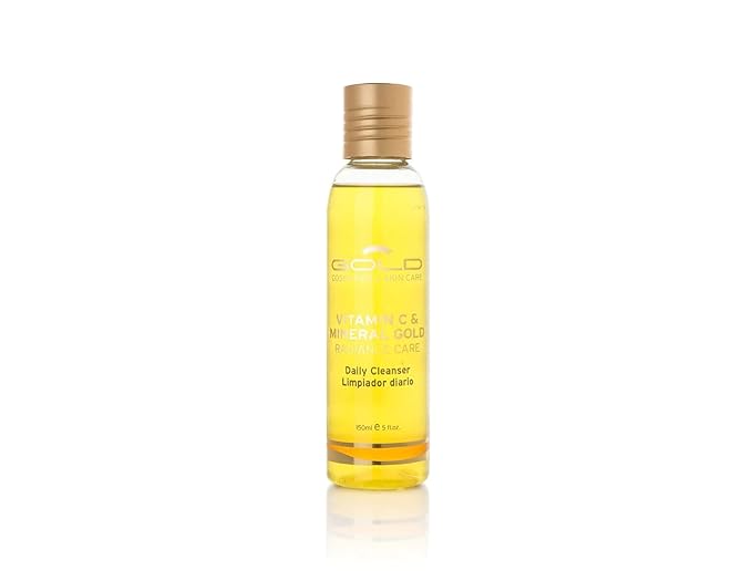 Gold Cosmetics & Skin Care Vitamin C & Mineral Gold Skincare, with Collagen (Daily Cleanser, 150ml)-VivaGrace Women