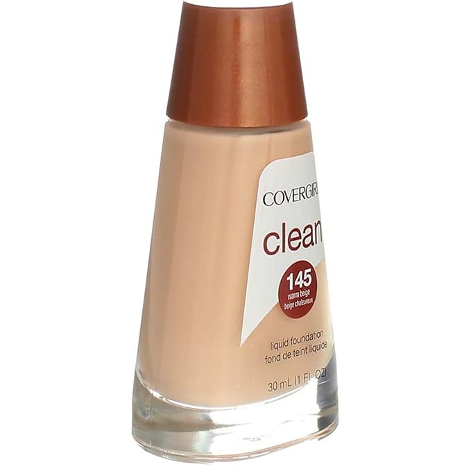 Cover Girl 00417 145wrmbei Warm Beige Clean Liquid Make Up-VivaGrace Women
