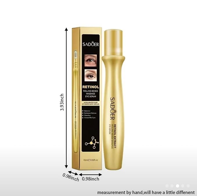 Retinol Eye Serum (Rolling Bead Massage)-VivaGrace Women