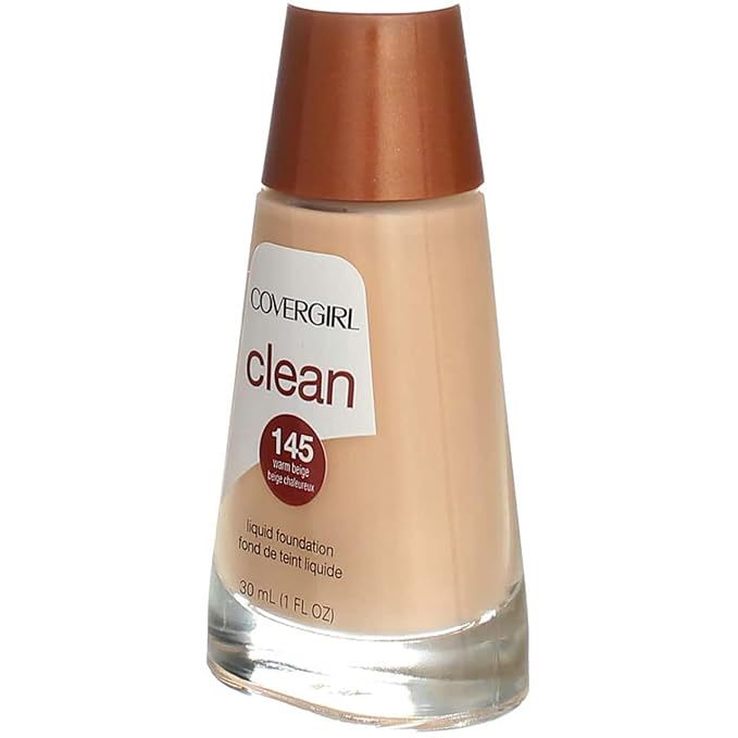 Cover Girl 00417 145wrmbei Warm Beige Clean Liquid Make Up-VivaGrace Women