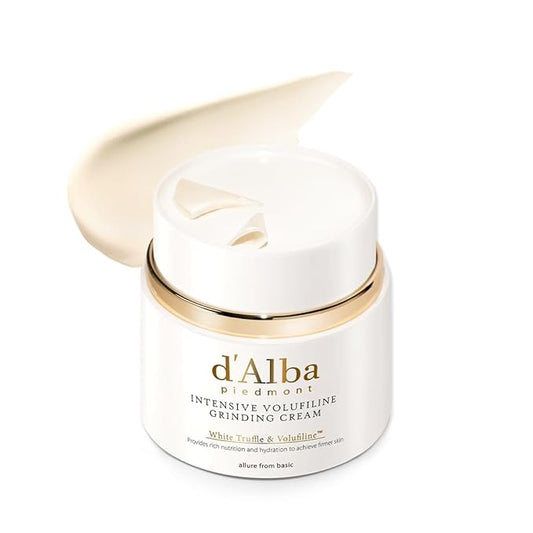 d'alba Piedmont Italian White Truffle Intensive Grinding Cream, Volufiline 50,000ppm, elasticity care and nourishment, Korean Skin Care-VivaGrace Women