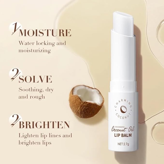 Sadoer Coconut Oil lip balm-VivaGrace Women
