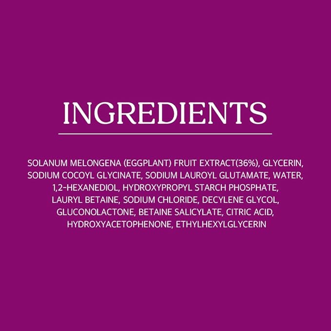 Papa Recipe Eggplant Moisturizing Cleansing Foam for Sensitive, Dehydrated, and Acne-Prone Skin-VivaGrace Women