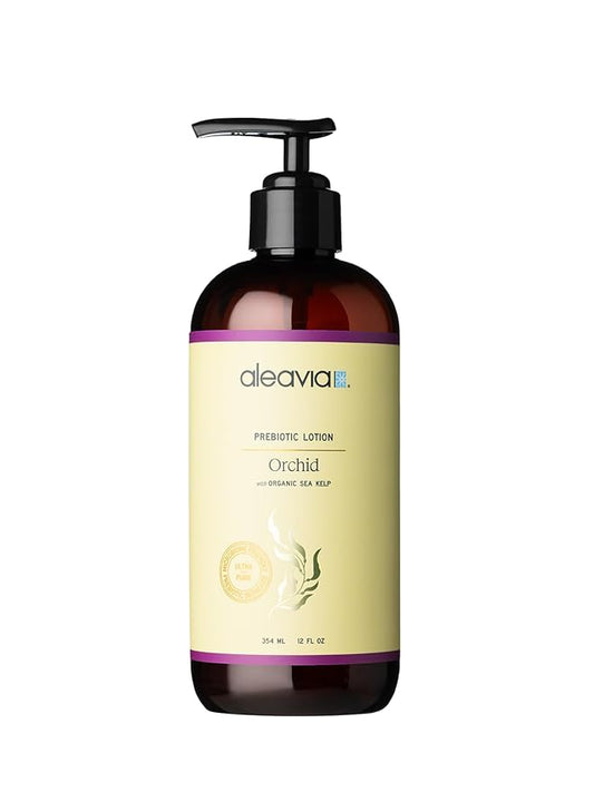 Aleavia Orchid Prebiotic Body Lotion – Lightly Scented, All-Natural Moisturizing Body Lotion with Organic Essential Oils for Soft, Smooth Skin – 12 Oz-VivaGrace Women