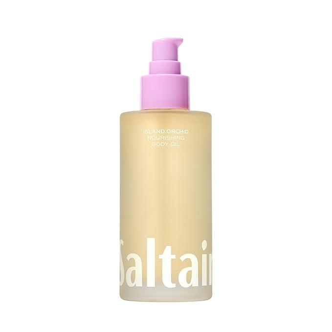 Saltair Body Oil. Luxurious Island Orchid After Shower and Bath Oil Moisturizer for Women. Botanical, Non-Greasy, and Well-Absorbing Lotion for Hydrating Dry Skin. 4oz Pump Bottle-VivaGrace Women