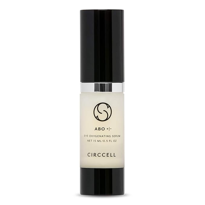 CIRCCELL ABO Eye Serum, Day & Night Oxygenating Serum, Regenerative Anti-Aging Under Eye Serum for Wrinkles, 0.5 Count-VivaGrace Women